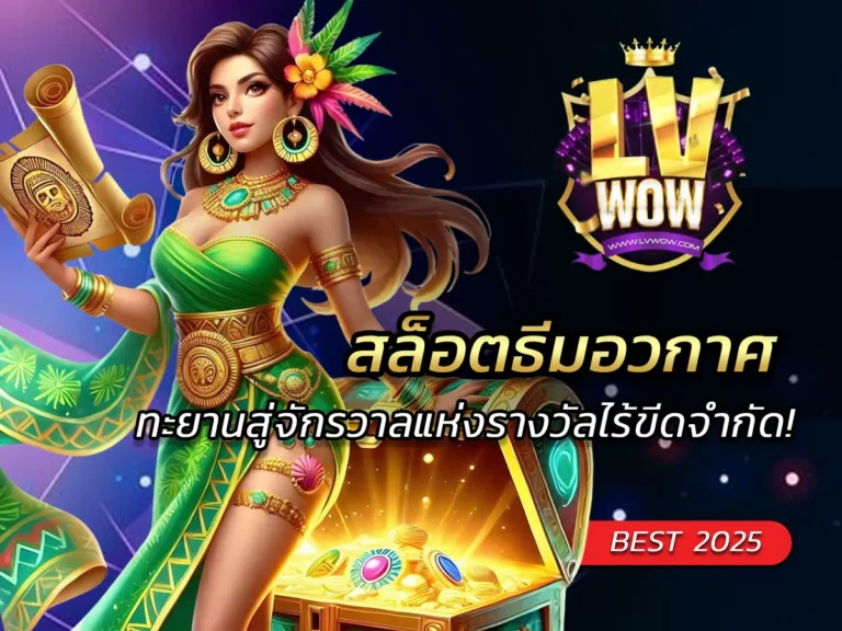 สล็อตธีมอวกาศ ทะยานสู่จักรวาลแห่งรางวัลไร้ขีดจำกัด!