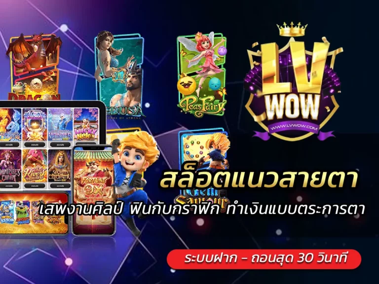 สล็อตแนวสายตา เสพงานศิลป์ ฟินกับกราฟิก ทำเงินแบบตระการตา